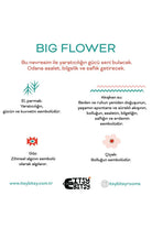 Big Flower Çift Taraflı Pamuk Saten Pembe Bebek Nevresim Seti 100x150 Cm - 6