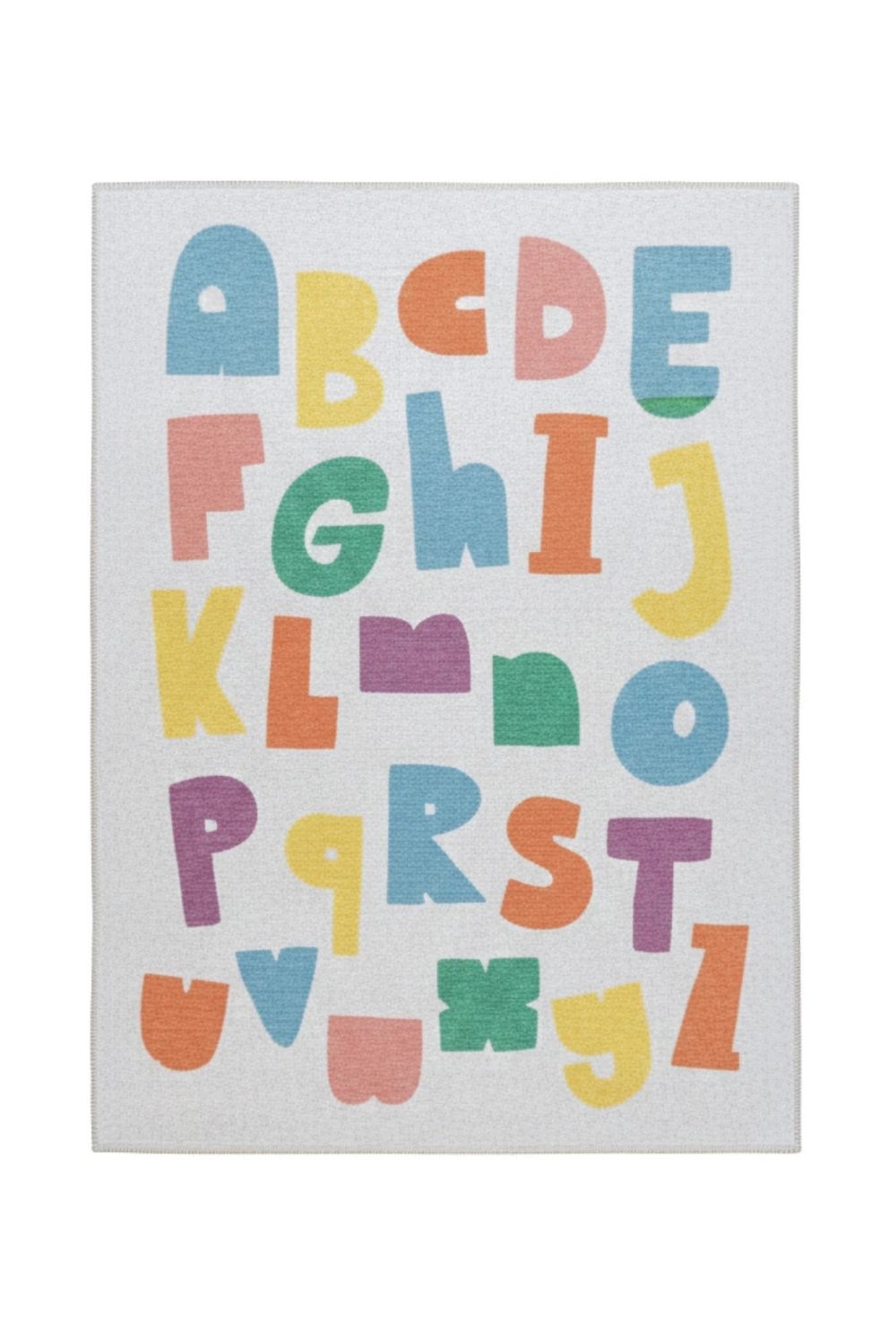 Alphabed Çok Renkli Yıkanabilir Bebek & Çocuk Halısı – 120 X 160 Cm - 0