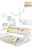 Alphabed Çok Renkli Yıkanabilir Bebek & Çocuk Halısı – 120 X 160 Cm - 1