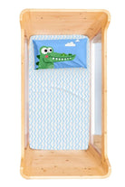 Croc-A-Dream Pamuk Saten Çok Renkli Bebek Çarşaf Seti 80x140 Cm - 0