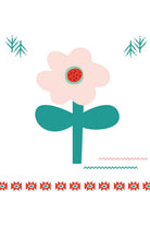 Big Flower Pembe Yıkanabilir Bebek & Çocuk Halısı – 120 X 160 Cm - 5