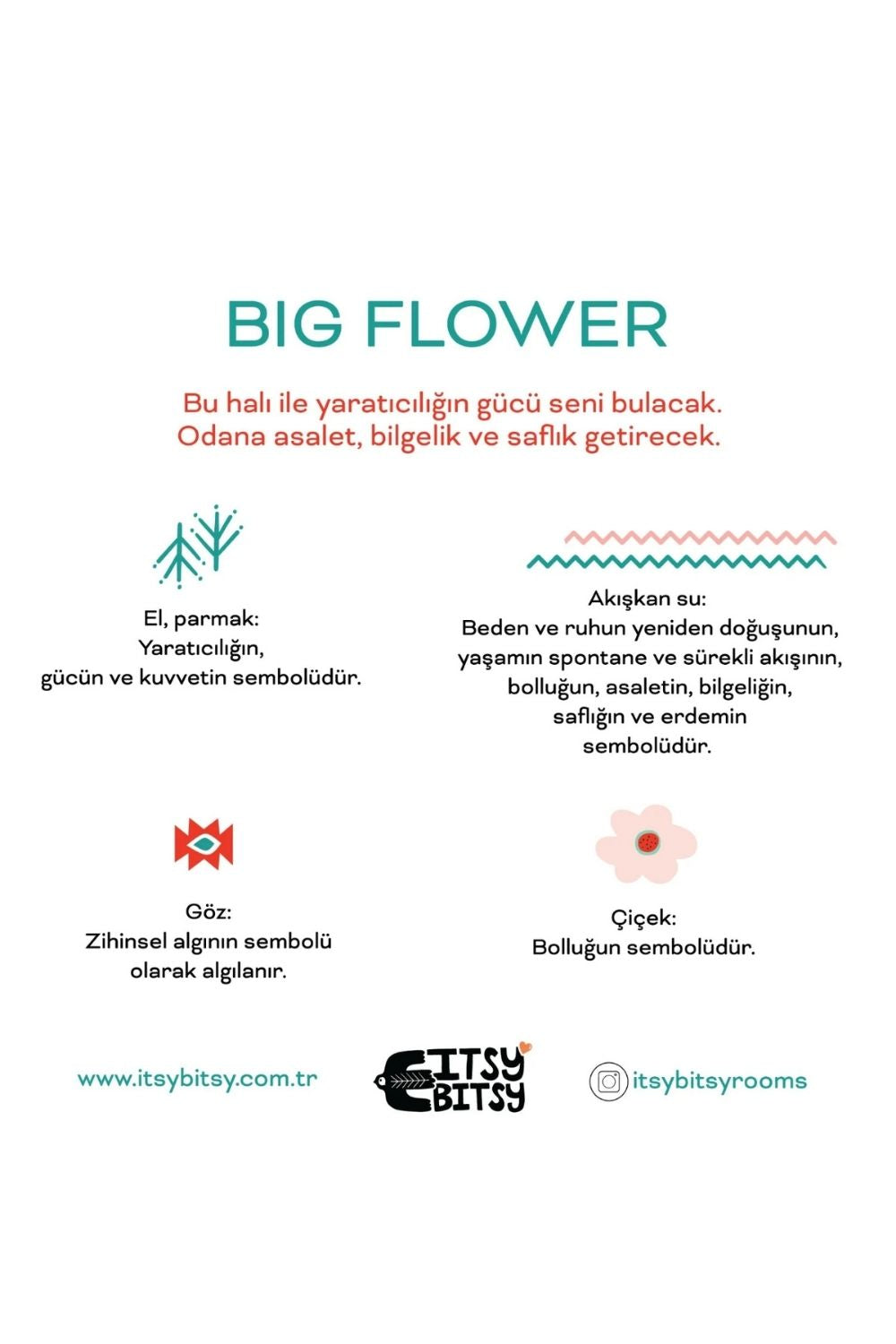 Big Flower Pembe Yıkanabilir Bebek & Çocuk Halısı – 120 X 160 Cm - 6