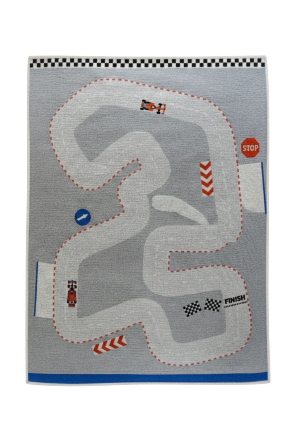Ready Steady Go Çok Renkli Yıkanabilir Bebek & Çocuk Halısı – 120 X 160 Cm - 0