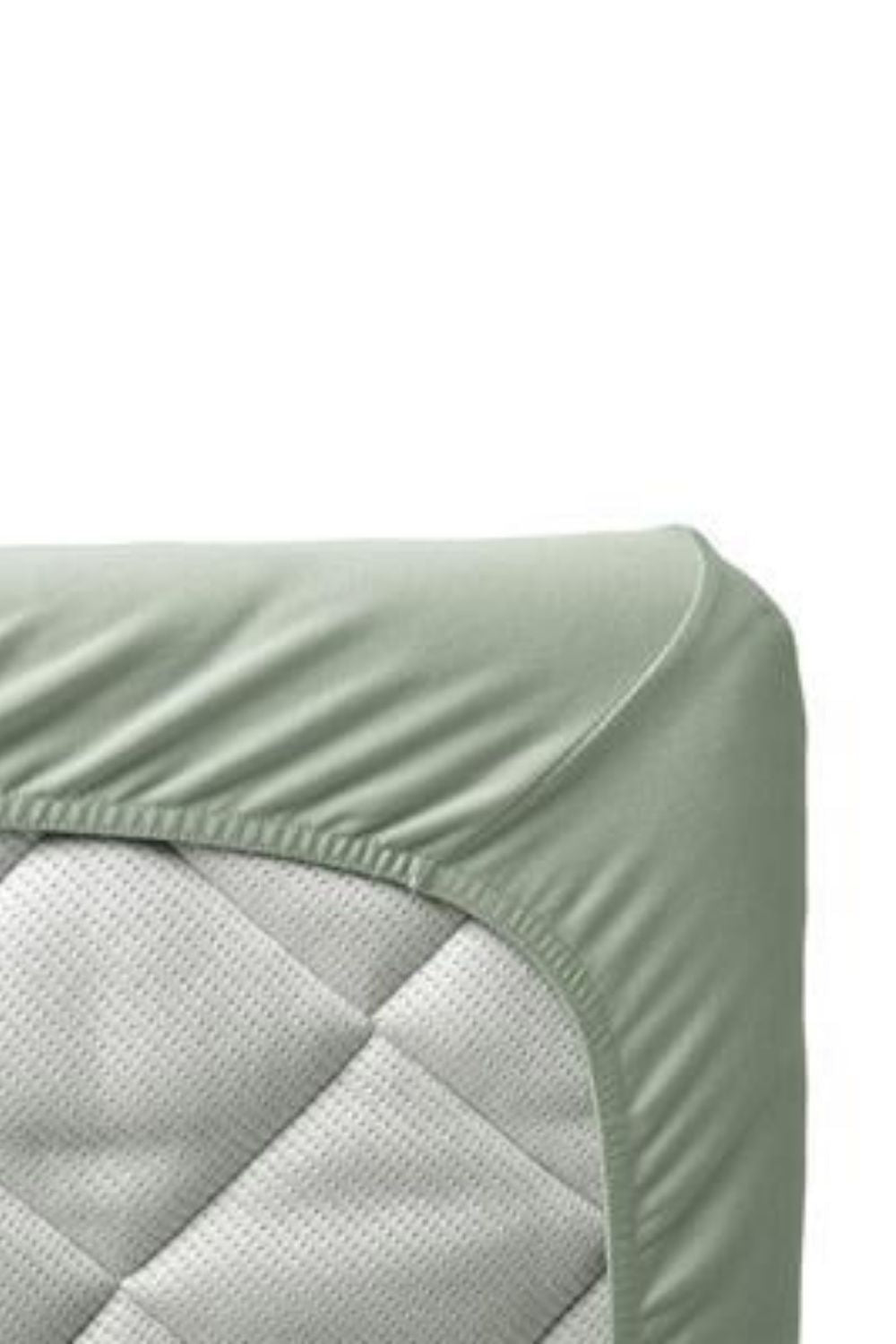 2'li Set Bebek Çarşaf, Sage Green - 1