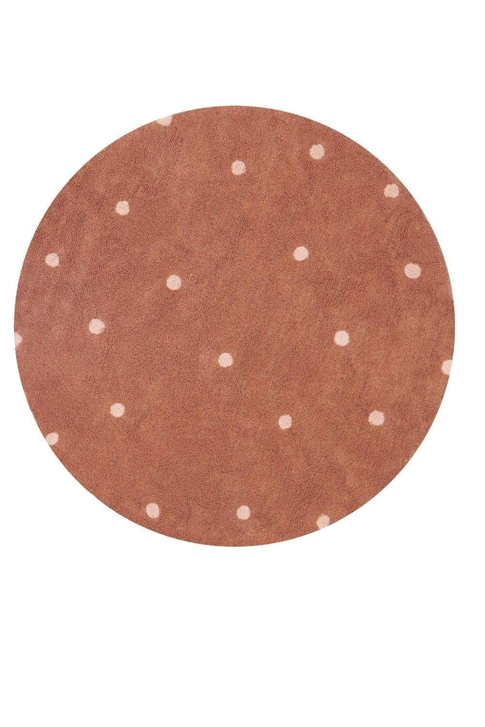 Halı, Round Dot Chestnut - 0