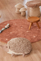 Halı, Round Dot Chestnut - 3