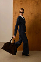 Denim Lacivert Pantolon - 4
