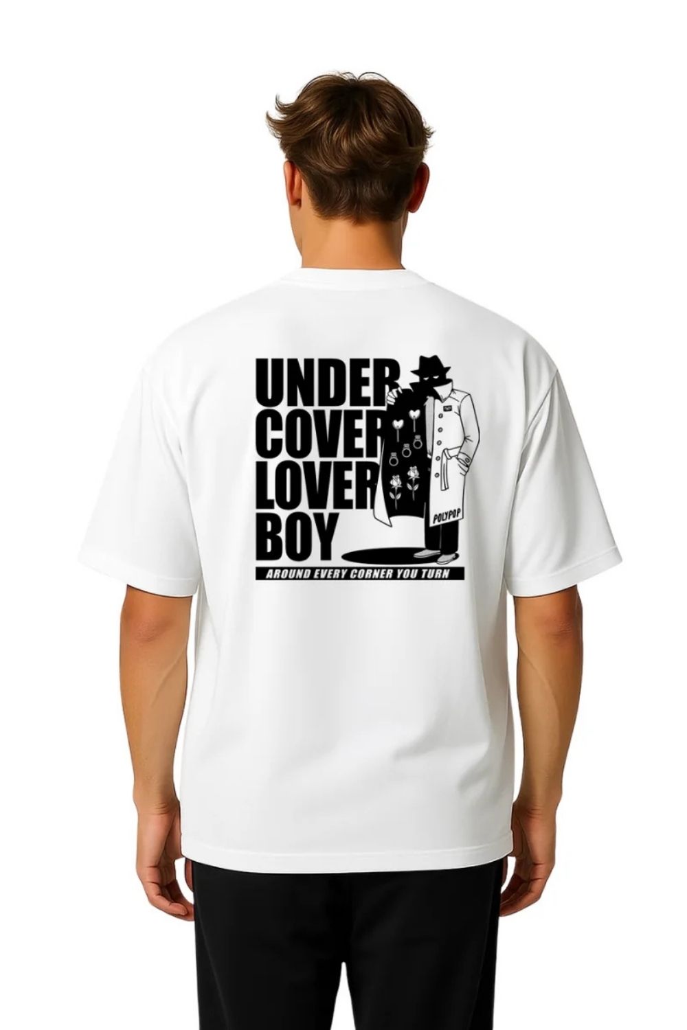 Undercover Lover Boy Boxy Fit Beyaz T-Shirt - 1