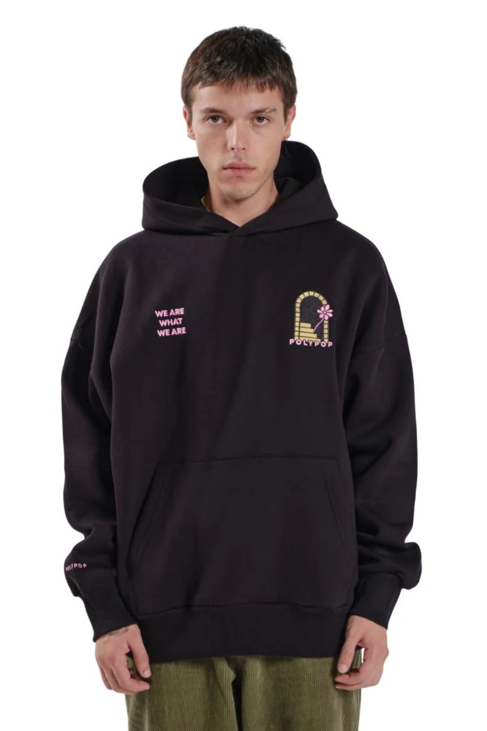 Stairway Siyah Unisex Hoodie - 0