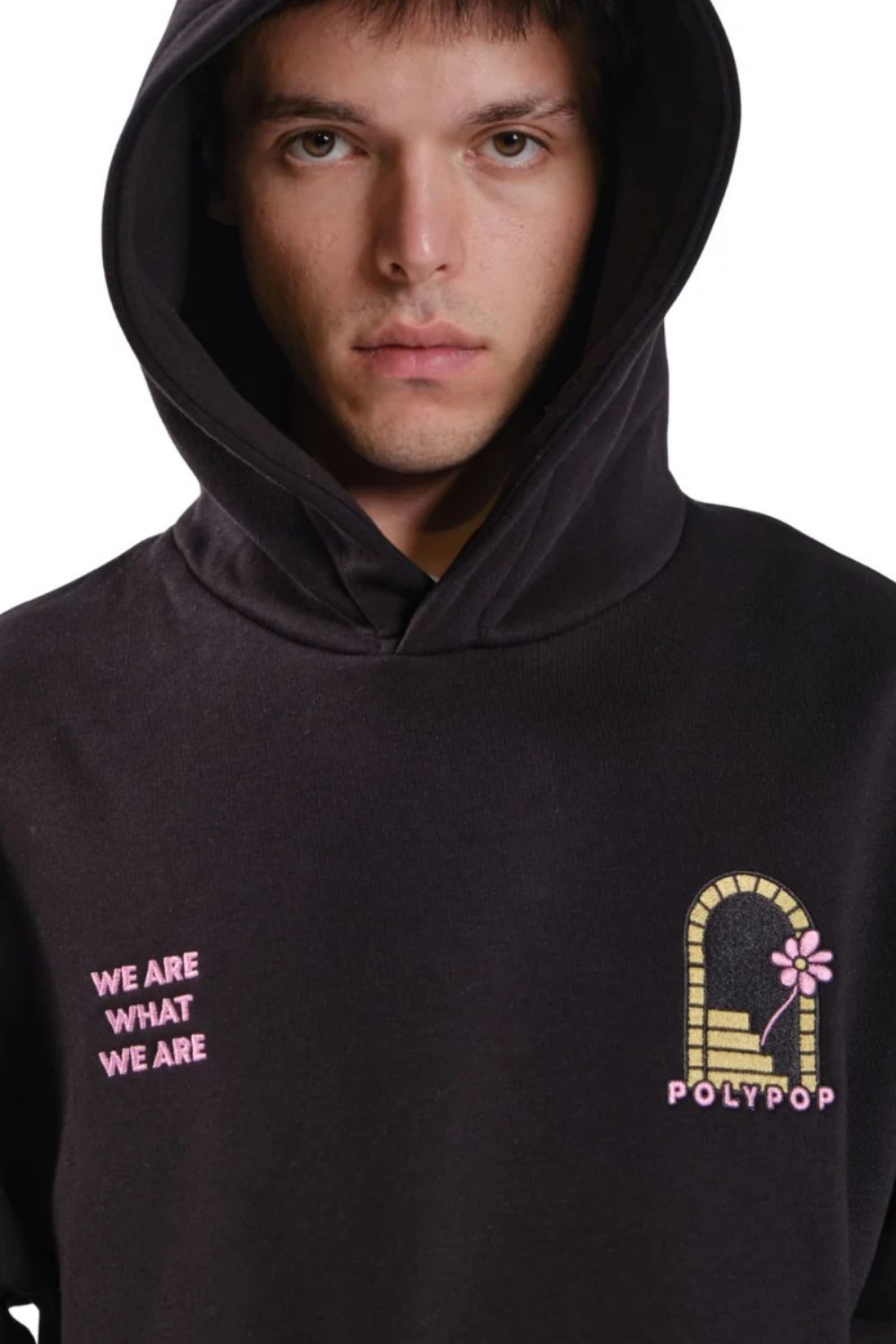 Stairway Siyah Unisex Hoodie - 1
