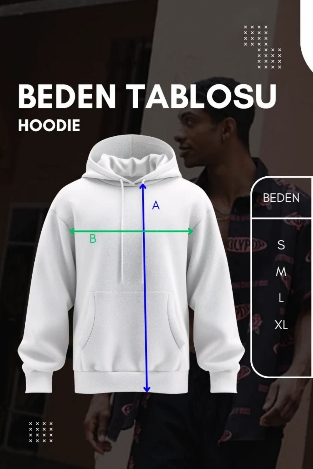 Stairway Siyah Unisex Hoodie - 5