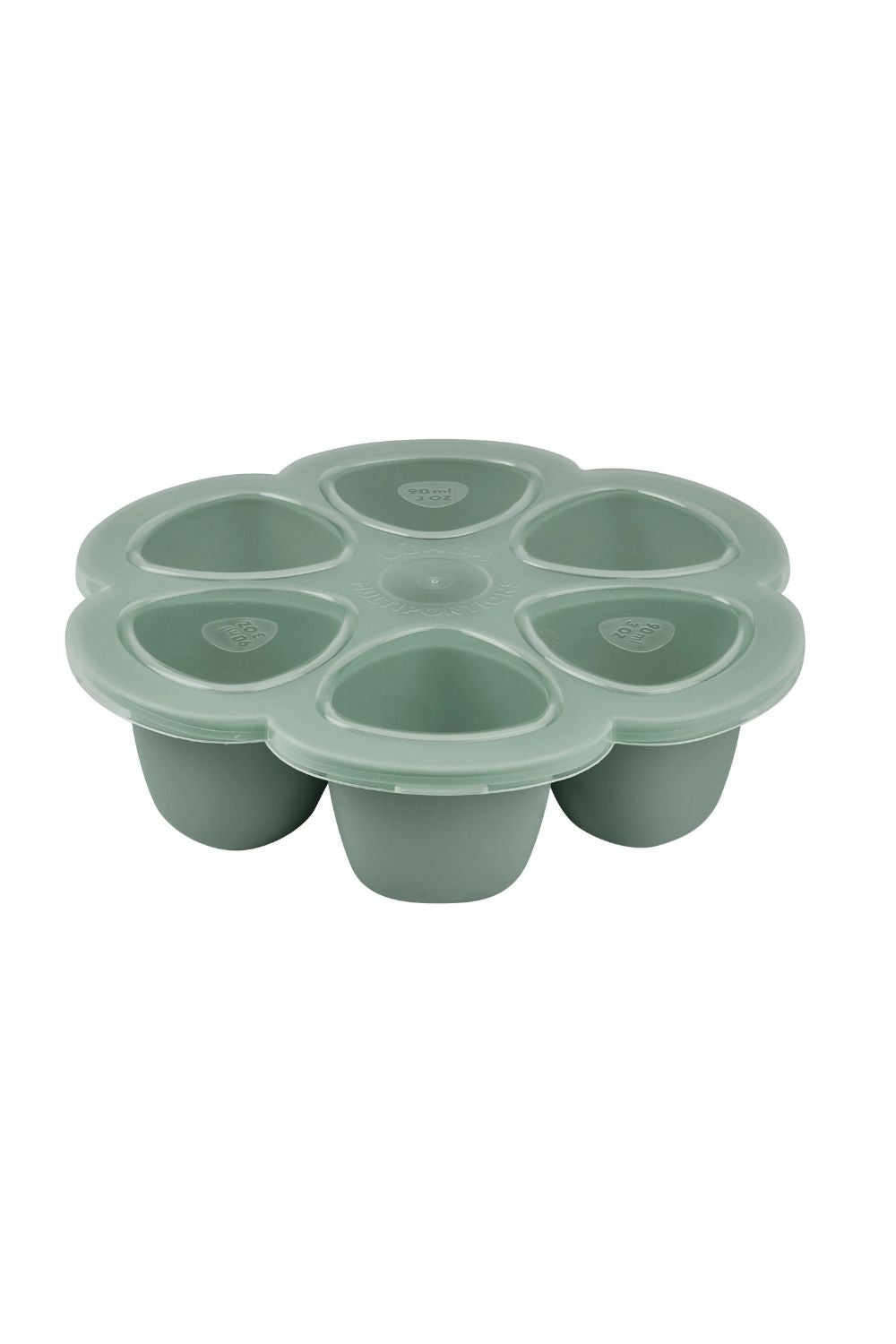 Silikon 6'lı Sıcak & Soğuk Saklama Kabı Sage Green 6 X 90ml - 0