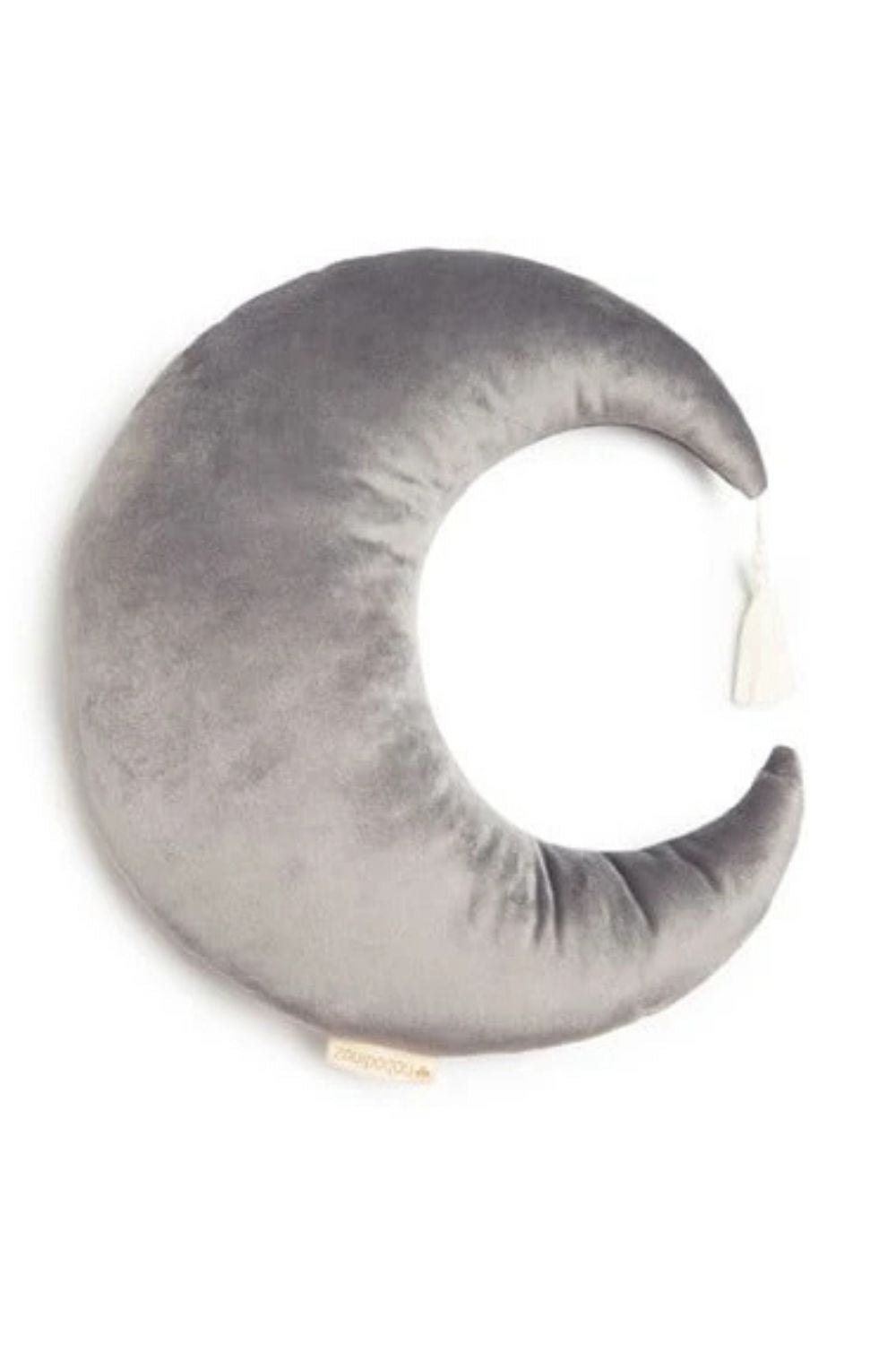 Pierrot Moon Kadife Yastık, Slate Grey - 0