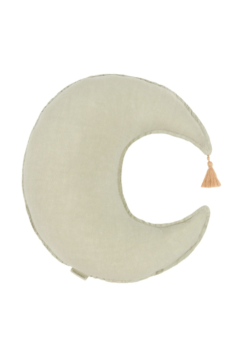 Fransız Keten Yastık, Moon Green Matcha - 0