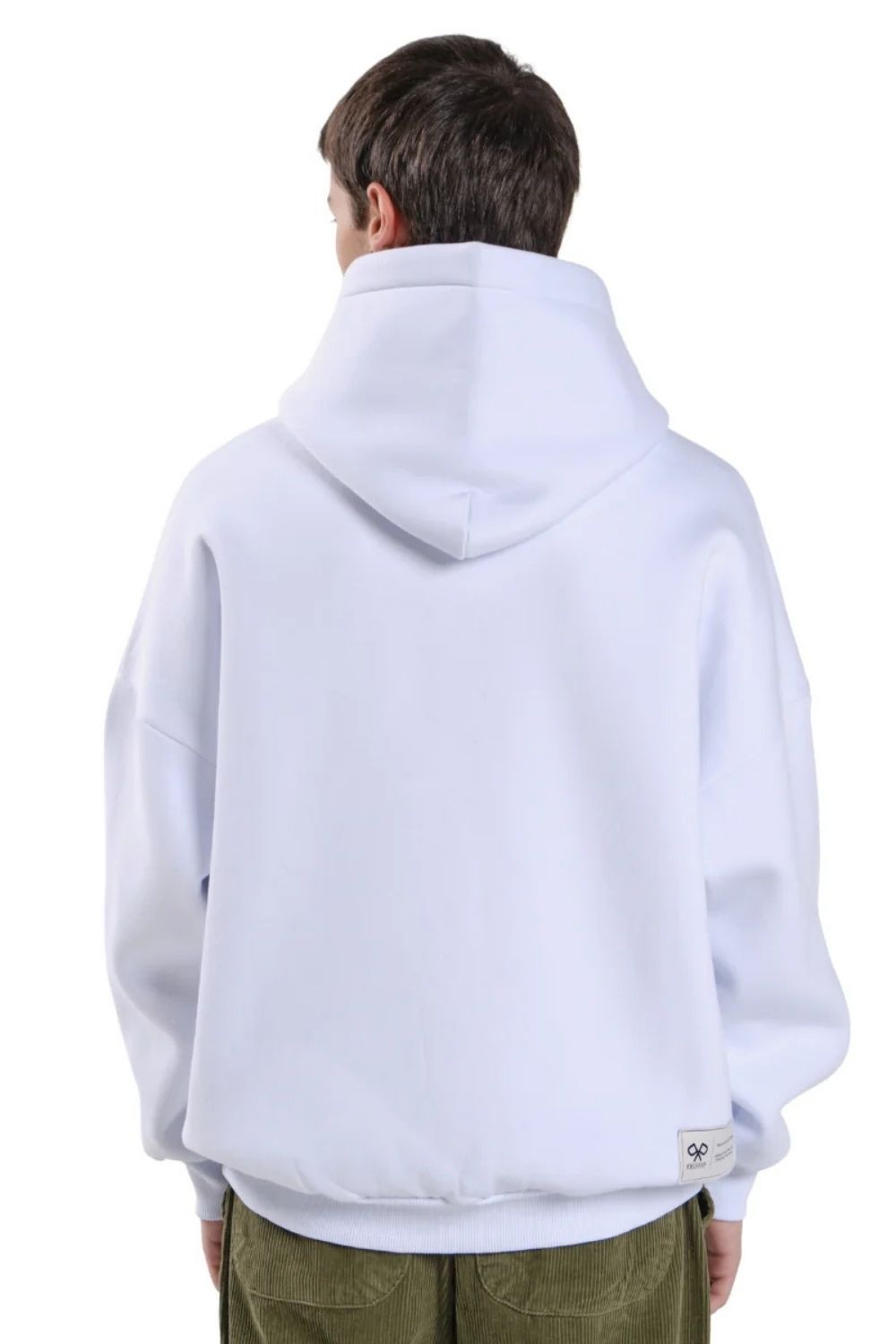 Beyaz Unisex Hoodie - 1