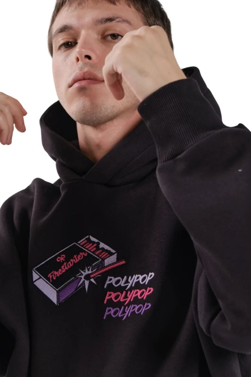 Firestarter Siyah Unisex Hoodie - 2