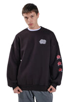 Jackpot Siyah Unisex Sweatshirt - 0