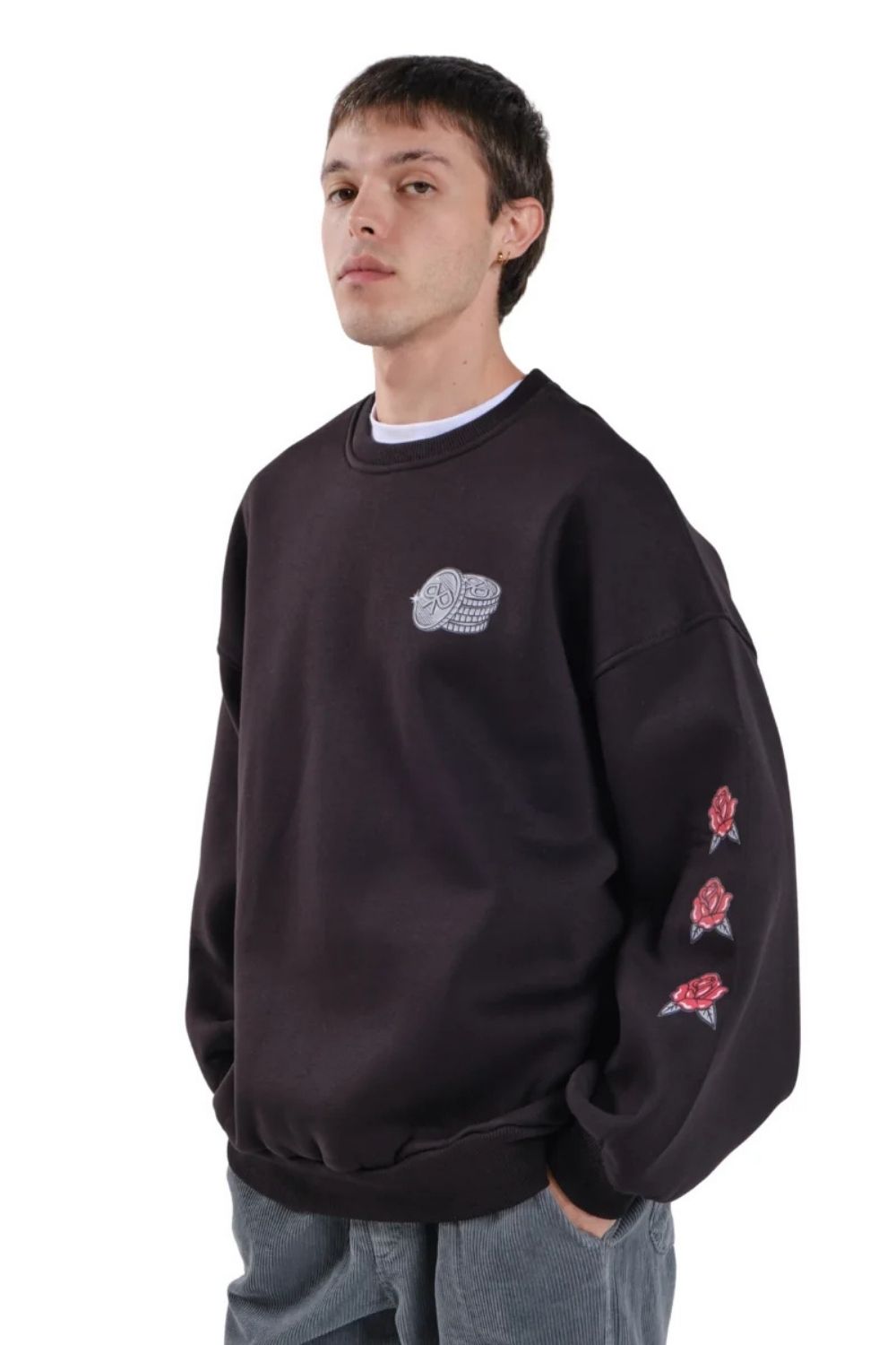 Jackpot Siyah Unisex Sweatshirt - 1