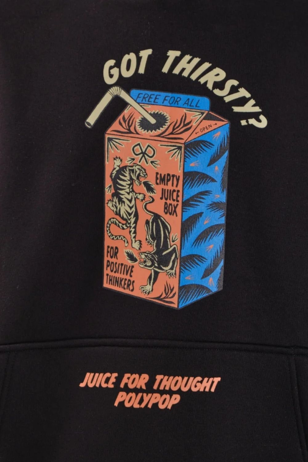 Juice Siyah Unisex Hoodie - 2