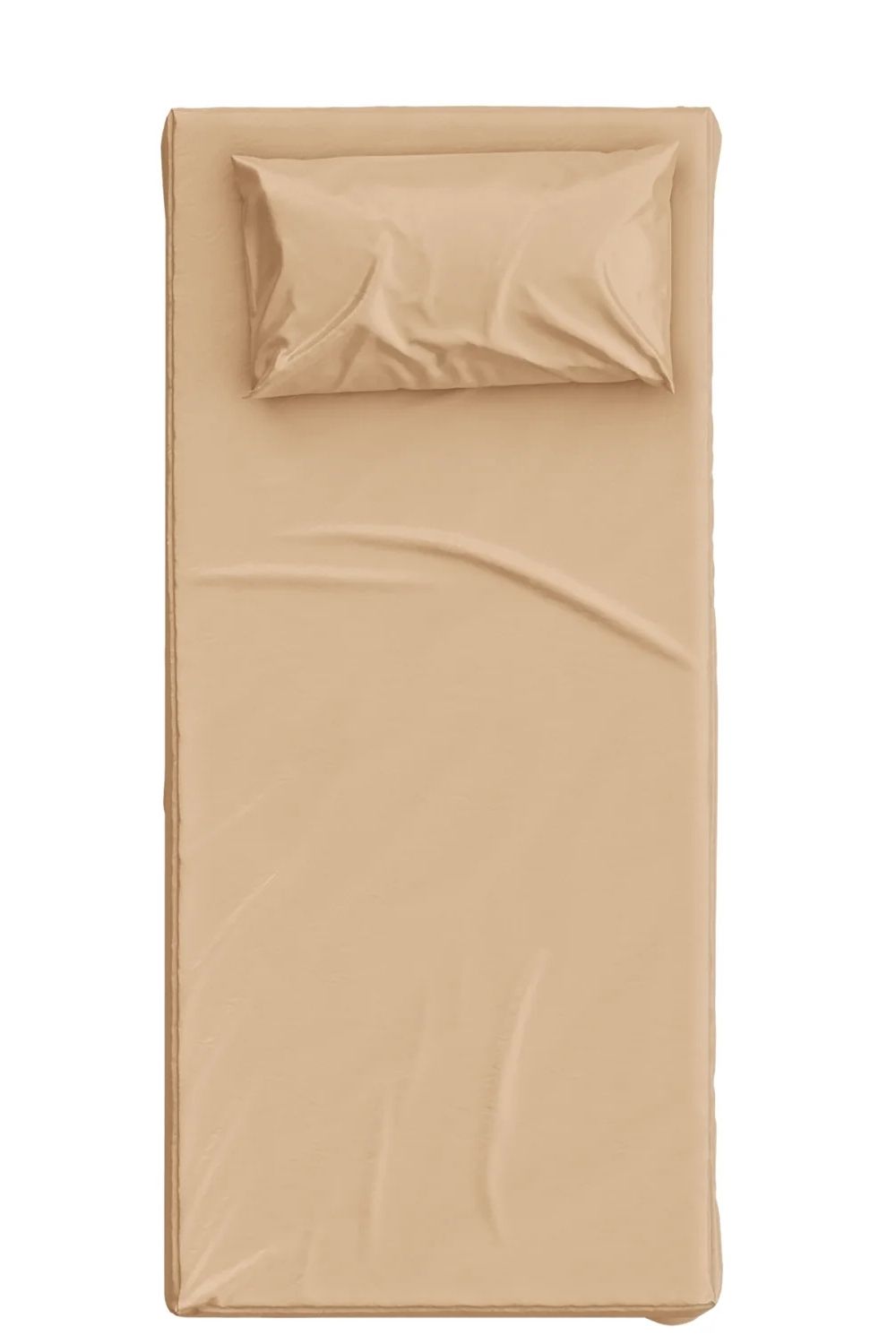 Basics Pamuk Saten Bej Çocuk Çarşaf Seti 90x190 Cm - 0