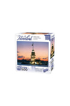 Kız Kulesi - Gün, İstanbul 500 Parça Puzzle - 0