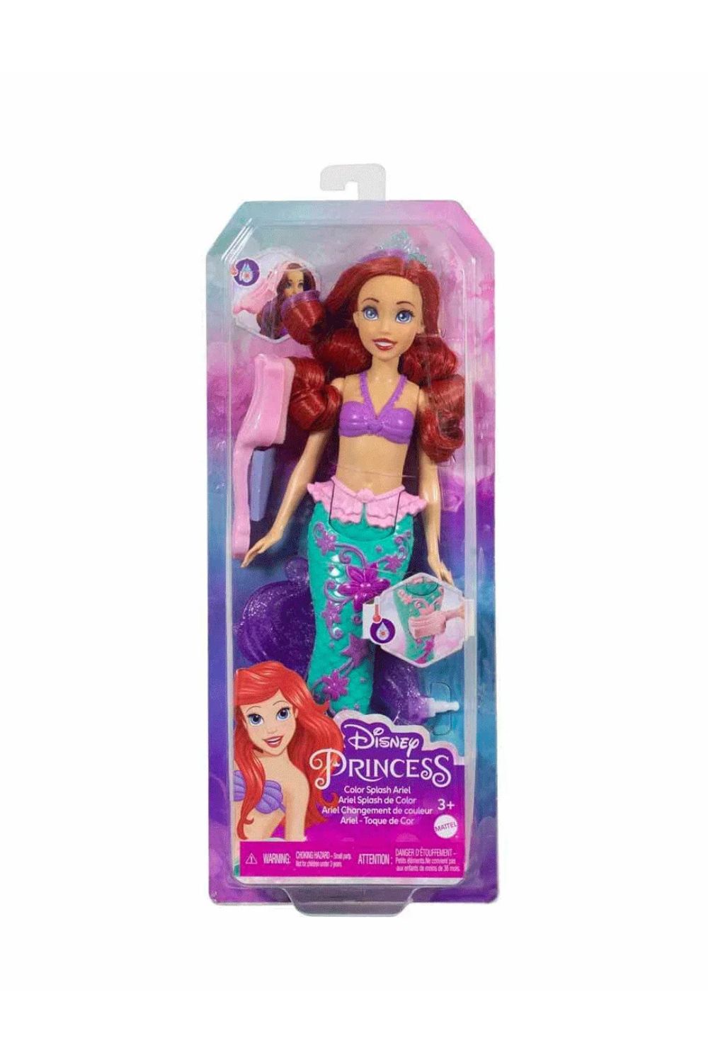 Disney Prensesleri -  Muhteşem Renk Değiştiren Saçlı Deniz Kızı Ariel - 1
