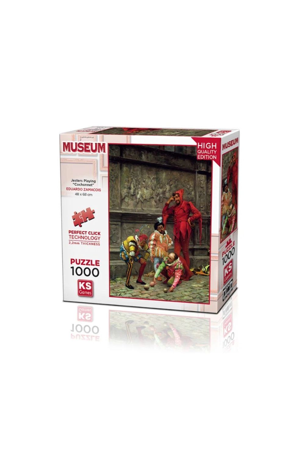Jesters Playing Cochonnet 1000 Parça Puzzle - 0
