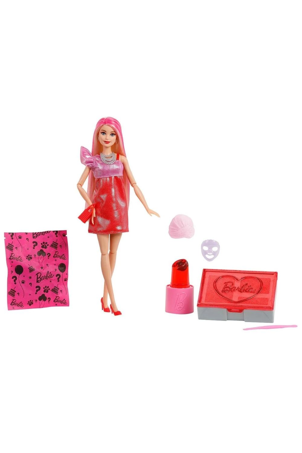 Party Unboxed Glam Party Serisi - Kırmızı Elbiseli - 0