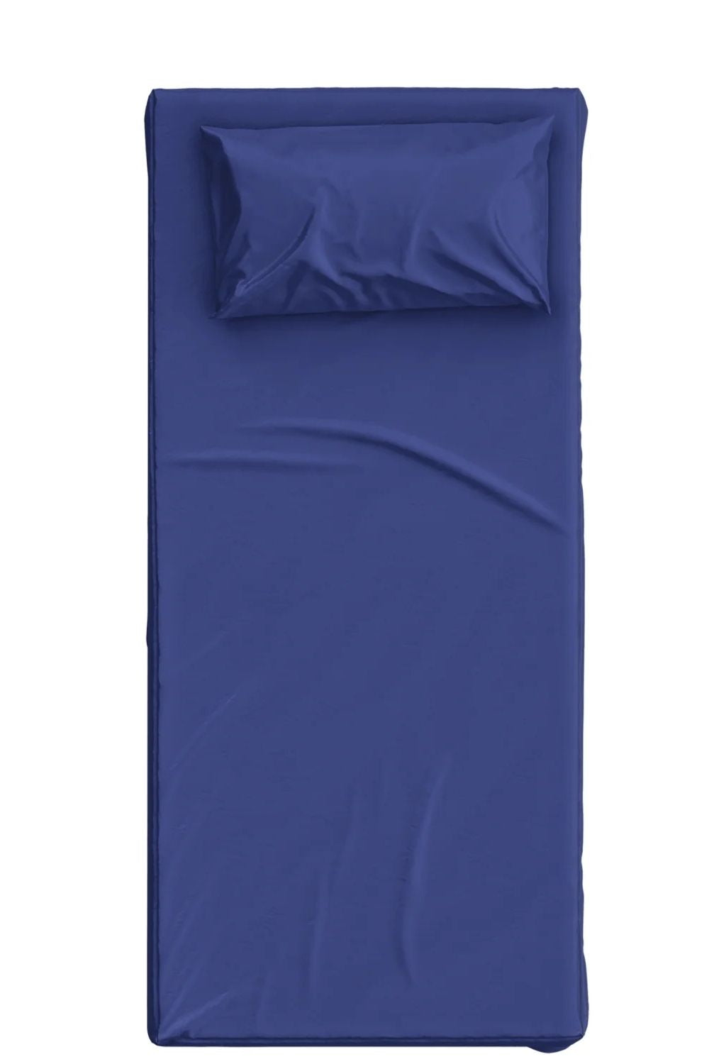 Basics Pamuk Saten Lacivert Çocuk Çarşaf Seti 90x190 Cm - 0