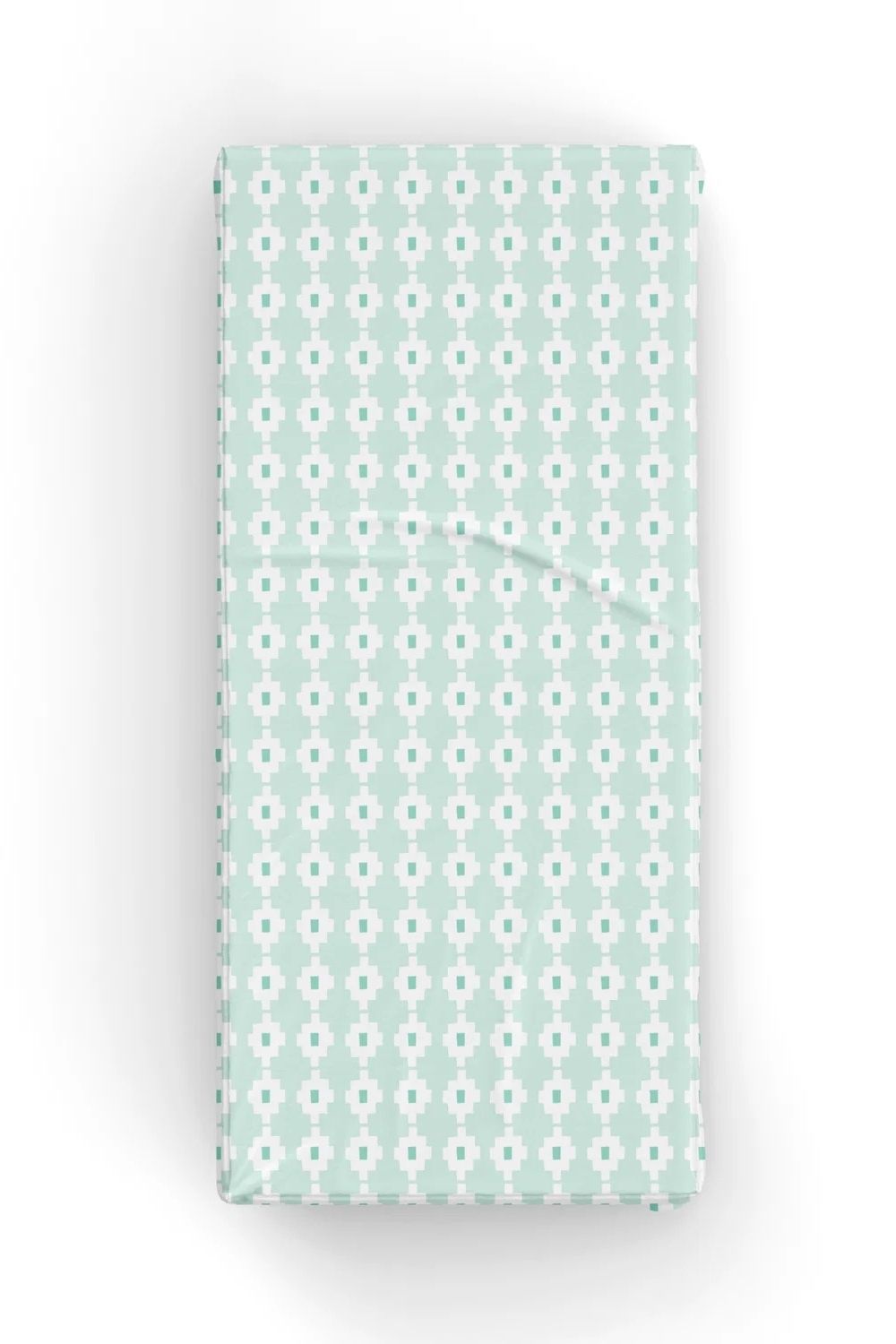 Sukha Pamuk Saten Mint Yeşili Çocuk Çarşaf Seti – 90x190 Cm - 1