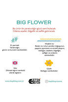 Big Flower Çift Taraflı Pamuk Saten Sarı Çocuk Nevresim Seti 140x200 Cm - 5