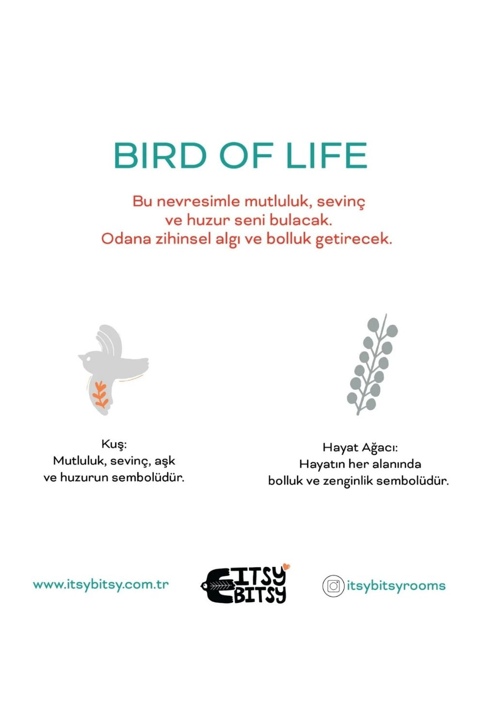Bird Of Life Çift Taraflı Pamuk Saten Gri Çocuk Nevresim Seti 140x200 Cm - 5