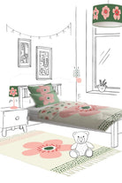 Petit Fleur Çift Taraflı Müslin Çok Renkli Çocuk Nevresim Seti – 140x200 Cm - 2