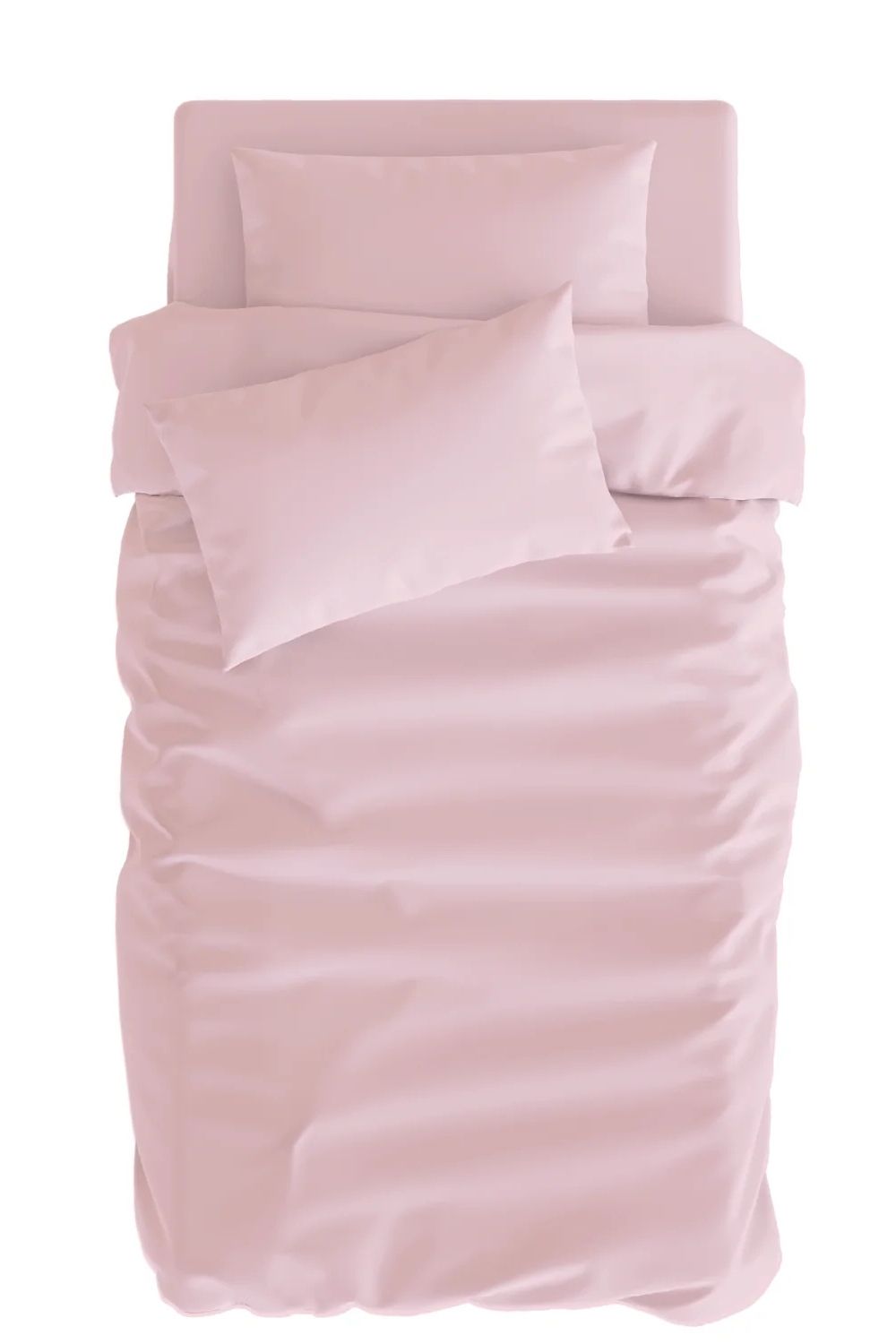 Basics Pamuk Saten Pembe Çocuk Nevresim Seti 140x200 Cm - 1