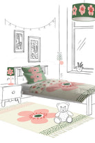 Petit Fleur Müslin Çok Renkli Çocuk Çarşaf Seti 90x190 Cm - 1