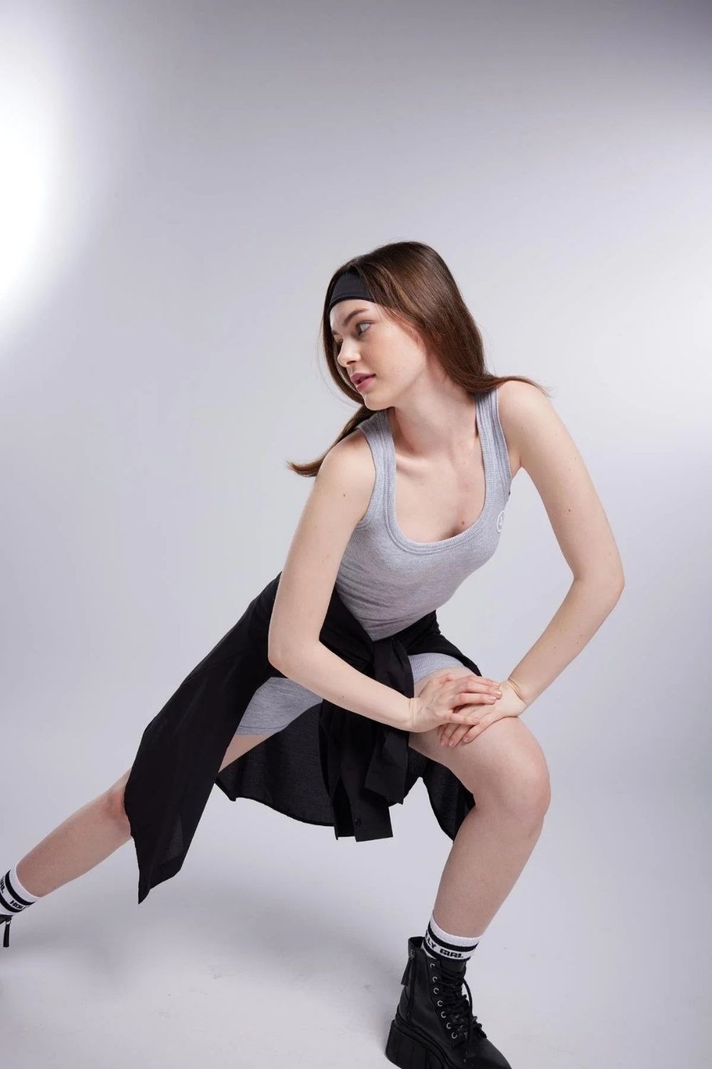 Cepli Oversize Kesim Lovesize Gömlek Siyah - 5