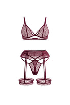 Étoile Bra Set - Red & Fuchsia - 0