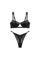 Leila Bra Set - Black - 0