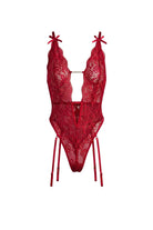Darelia Taş Detaylı Dantel Bodysuit - 0