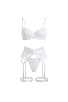 Chambre Secrète Garter Set - White - 0