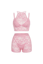 Selvya Bra & Bralette & Short & String 4'lü Set - 0