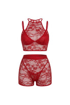 Selvya Bra & Bralette & Short & String 4'lü Set - 0