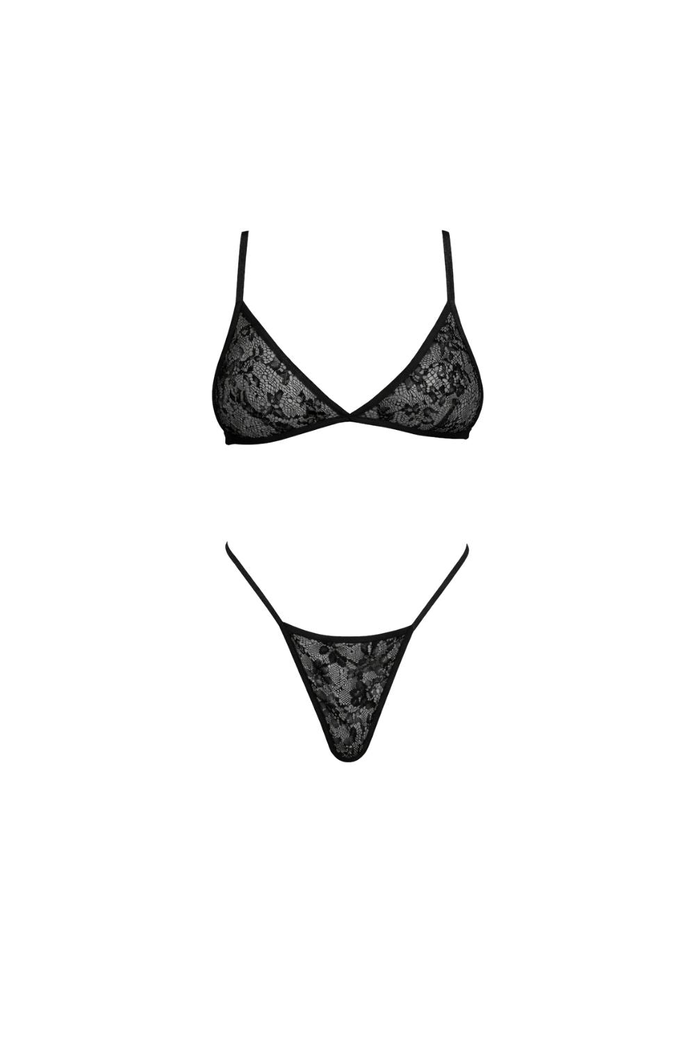 Selvya Bra & Bralette & Short & String 4'lü Set - 1