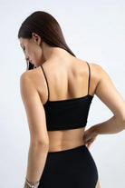 Spagetti Askı Bralet - 2'li Paket - Siyah,Beyaz - 5