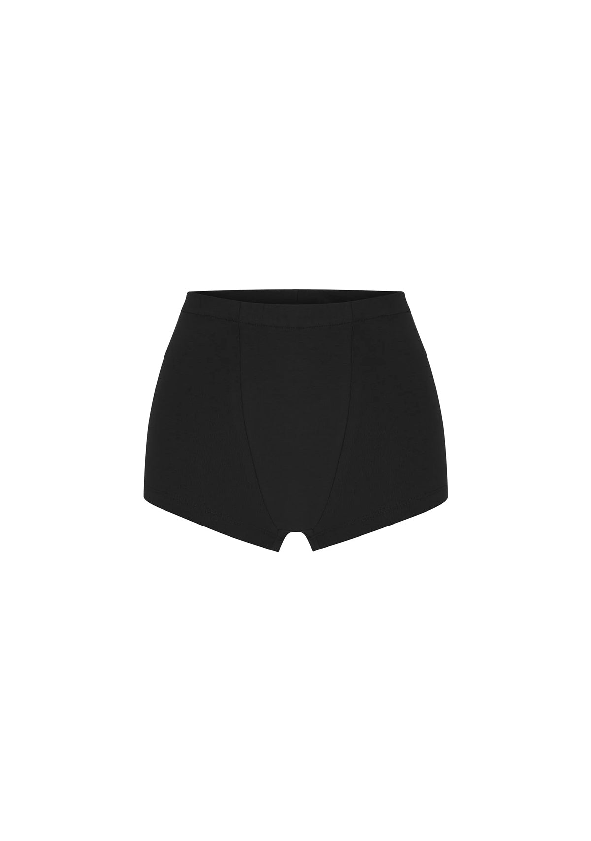Siyah Yüksek Bel Dar Boxer - 0