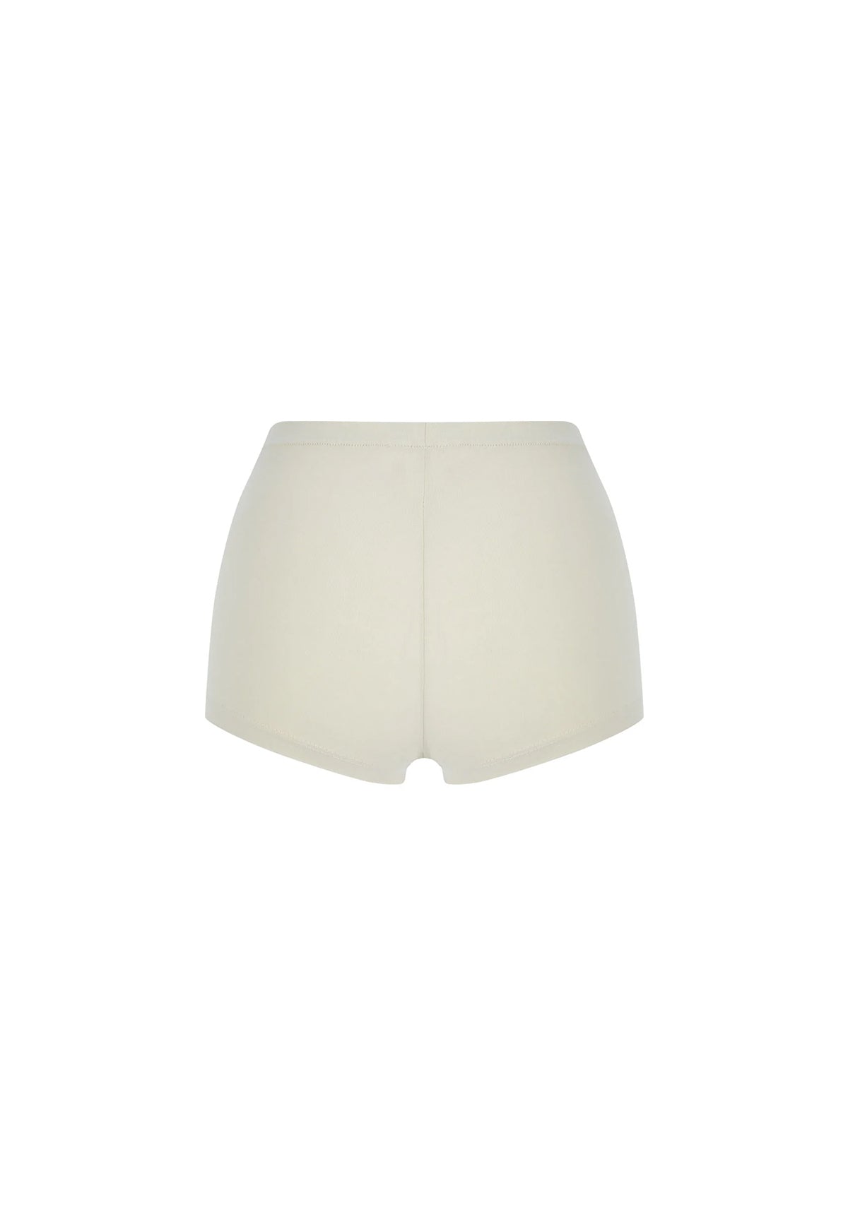 Krem Yüksek Bel Dar Boxer - 1