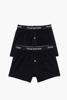 2'li Erkek Boxer Şort - Button Fly Blackish - 0