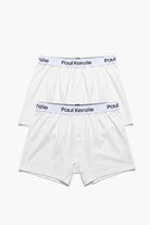 2'li Erkek Boxer Şort - Button Fly Whitey - 0