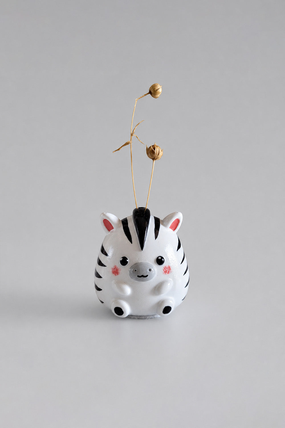 Pocket Pals Ekstra Mini Hayvan Vazo | Zebra - 0