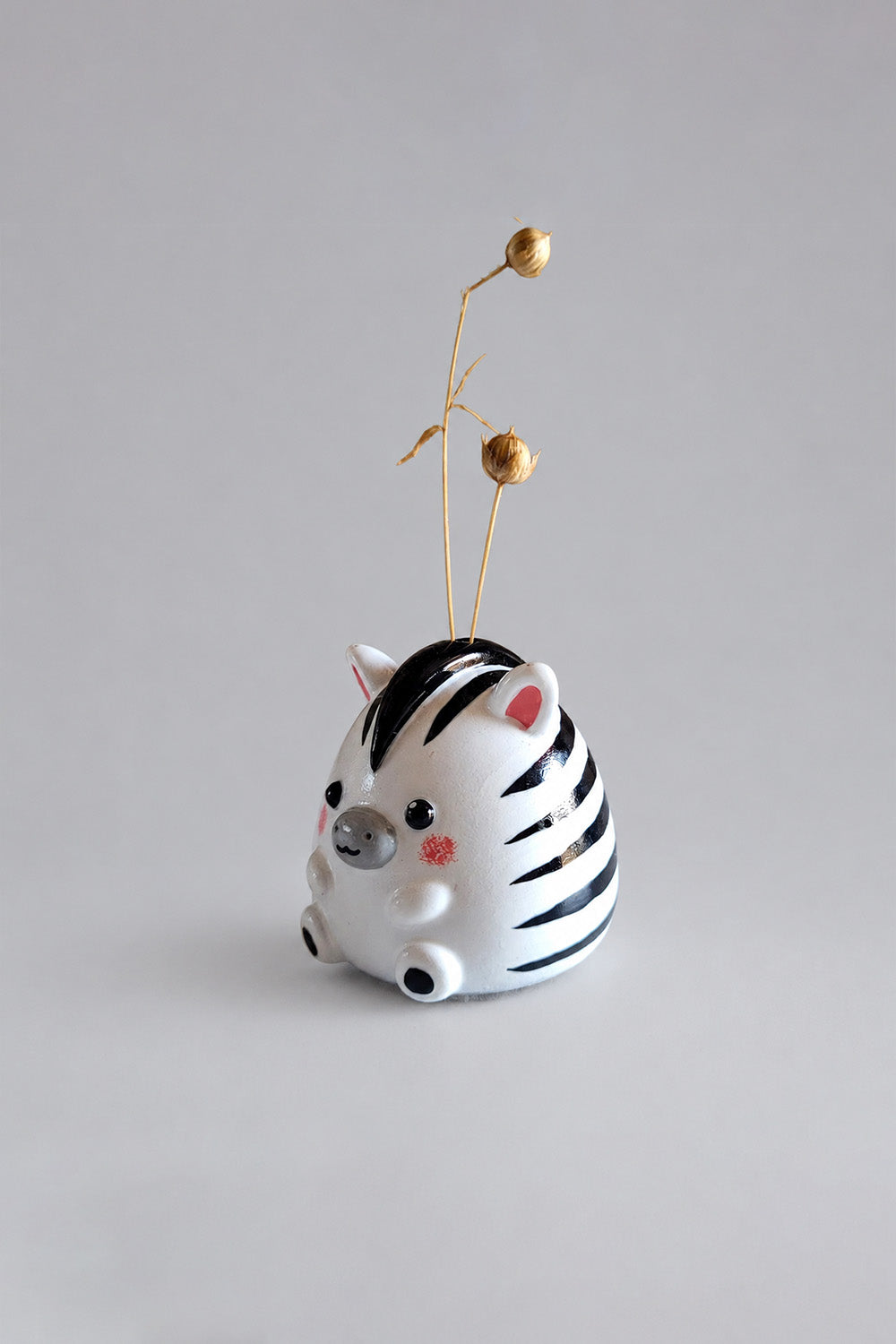 Pocket Pals Ekstra Mini Hayvan Vazo | Zebra - 2